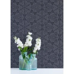Arbor Star Wallpaper -France and So Furniture 30147571 ArborStarNavy