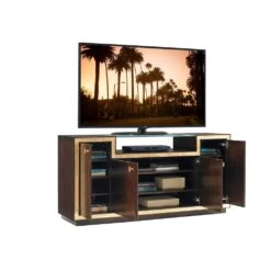 Palisades Media Console - Hollywood 9 Palisades Media Console - Hollywood -France and So Furniture 307HW 661 Silo Open R