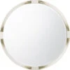 Cutting Edge Mirror (Round, Longhorn White)