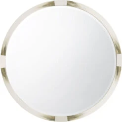 Cutting Edge Mirror (Round, Longhorn White)
