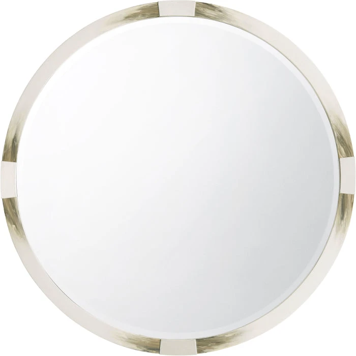 Cutting Edge Mirror (Round, Longhorn White) 1 Cutting Edge Mirror (Round, Longhorn White)
