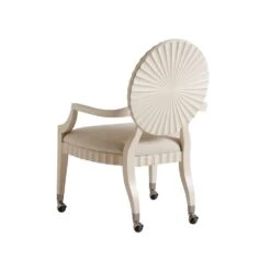 Preston Game Chair With Casters - Opaline -France and So Furniture 310 938 01 Silo back