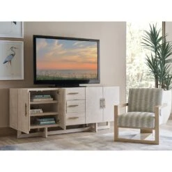 Sorenson Media Console - Taupe -France and So Furniture 322 660 WS open