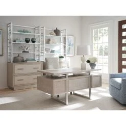 Evanston Writing Desk - Gray 12 Evanston Writing Desk - Gray -France and So Furniture 324 410 WS Back