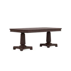 Revival Dual Pedestal Dining Table -France and So Furniture 328221 SL1 CLOSE 600x600 1