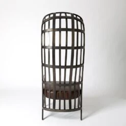 Cascade Chair W/Grey Hair-on-Hide -France and So Furniture 33535