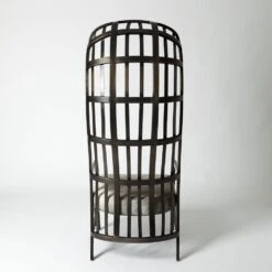 Cascade Chair W/Grey Hair-on-Hide -France and So Furniture 33542