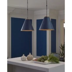 Pierrepont Large Blue Pendant -France and So Furniture 337eb6085bd98755ab9616d5250f6e3eb9dce517