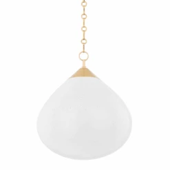 Semilla Pendant - Vintage Brass 18in