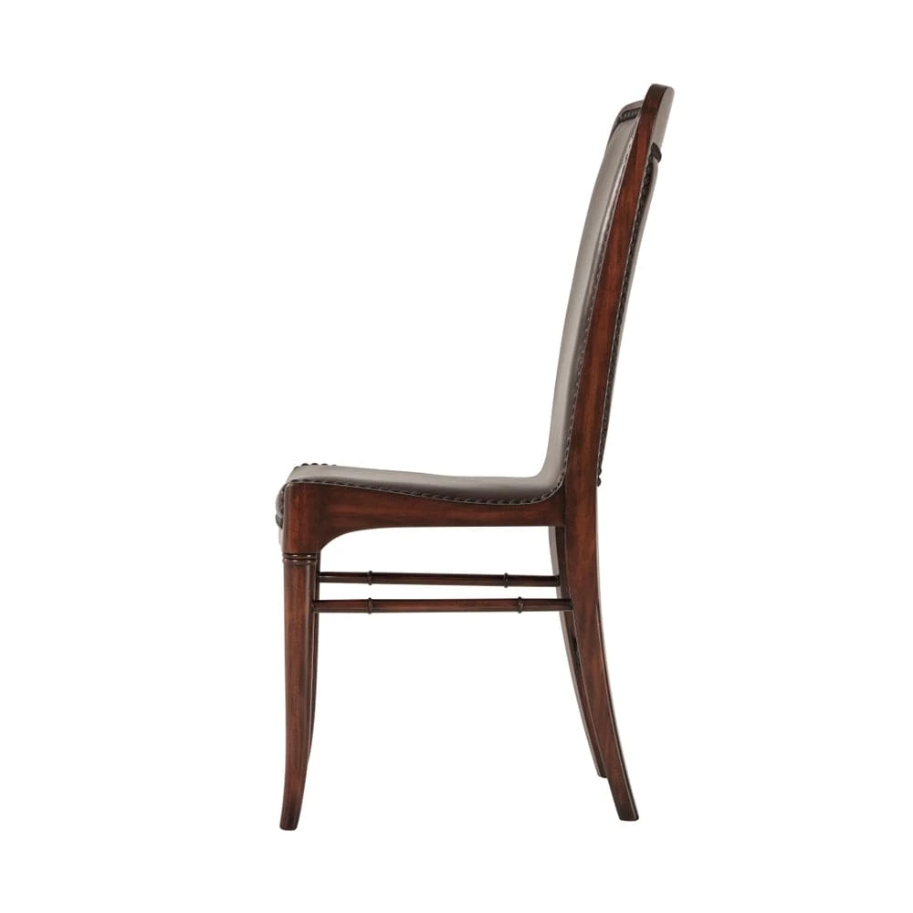 Leather Sling Side Chair 3 Leather Sling Side Chair - Image 3