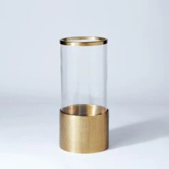 Plaid Etched Glass Hurricane 5 Plaid Etched Glass Hurricane -France and So Furniture 40989