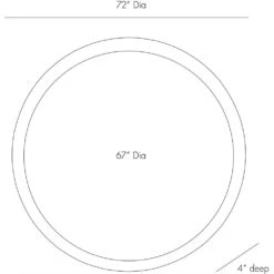 Layne Large Mirror -France and So Furniture 4106.l1