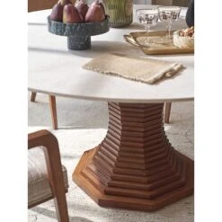 Lexington Cabrillo Round Dining Table -France and So Furniture 420 875C det base