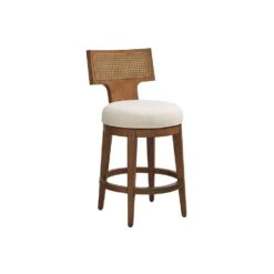 Lexington Calavera Woven Swivel Counter Stool - 420 Marisol