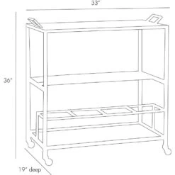 Griffin Bar Cart -France and So Furniture 4395.l1