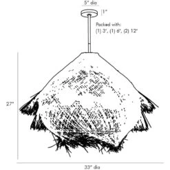 Poseidon Pendant - Gold -France and So Furniture 45086.l1 1 73b37157 cf8b 426e b384 192966262ea2
