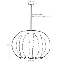 Rolf Pendant - Gold -France and So Furniture 45115.l1 d1cceeb0 52bc 4bc3 abcb a90d300b7beb