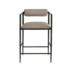 Shelby Counter Stool Pewter Texture