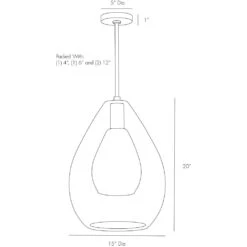 Luna Pendant - Silver -France and So Furniture 49174.l1 f728f133 7902 4560 86b7 c086aa666a4a