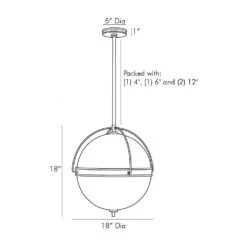 Declan Pendant - Black -France and So Furniture 49664.l1 0d7a6cab 6239 471c a799 ac37569a6f3a