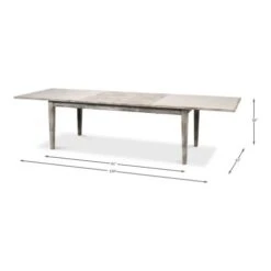 Vince Dining Table, Grey Oak -France and So Furniture 500x500 U223 AS06 X