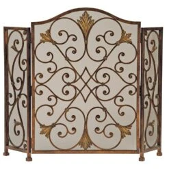 Vault 3-Panel Fireplace Screen