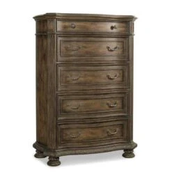 Sonata Five Drawer Chest - Brown