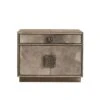 Metro Nightstand - Grey Hair-on-Hide