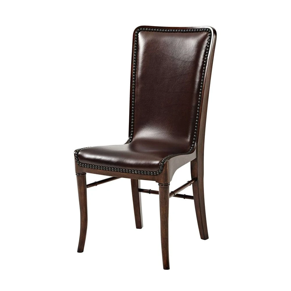 Leather Sling Side Chair 1 Leather Sling Side Chair