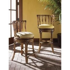 South Beach Swivel Counter Stool - Plantation -France and So Furniture 531 815 816 WS