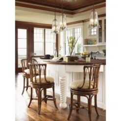 South Beach Swivel Counter Stool - Plantation -France and So Furniture 531 815 WS