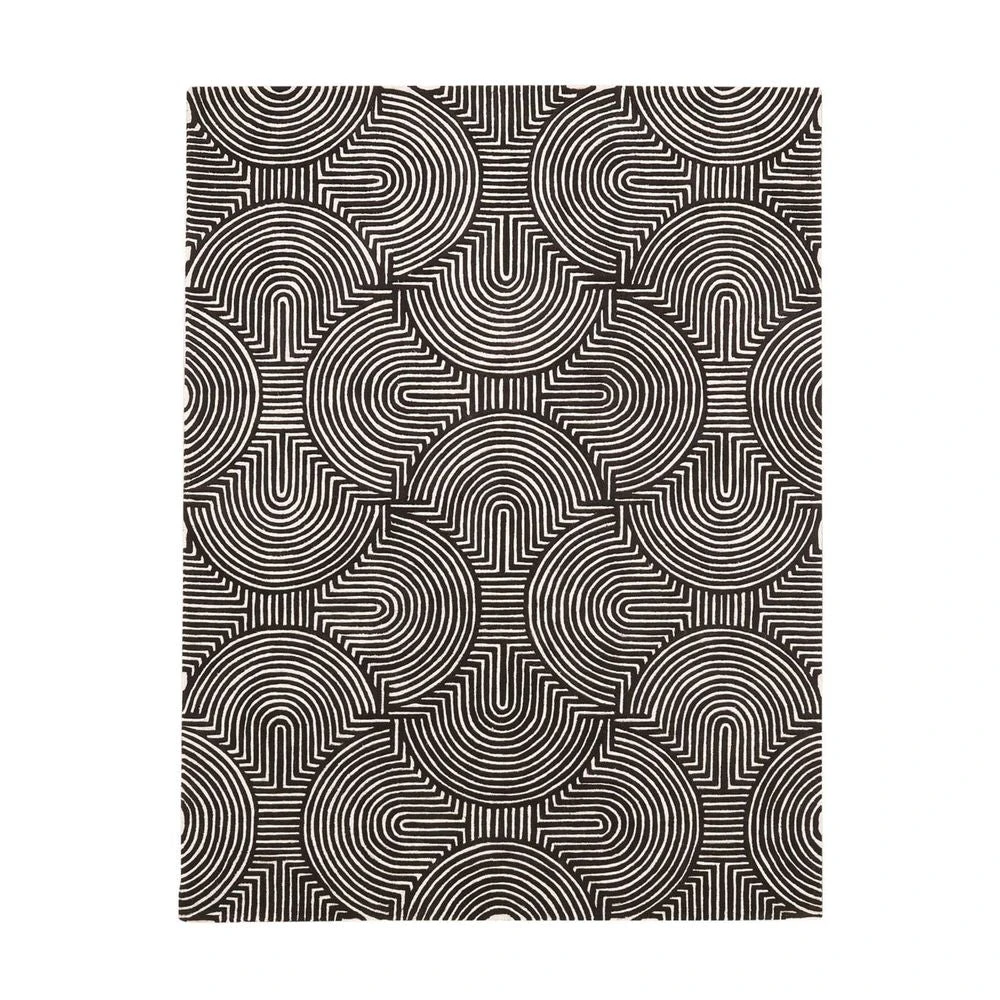 Arches Rug Black/Ivory 4 Arches Rug Black/Ivory - Image 4