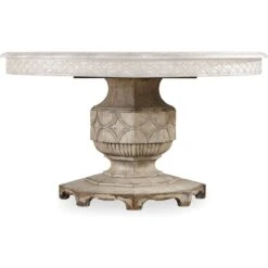 Chatelet Round Dining Table With One 20'' Leaf -France and So Furniture 5350 75001 f281b184 0407 460a a92d 3bbde3b1c29a