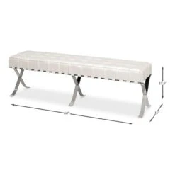 Catalunya Long Bench -France and So Furniture 53974 X