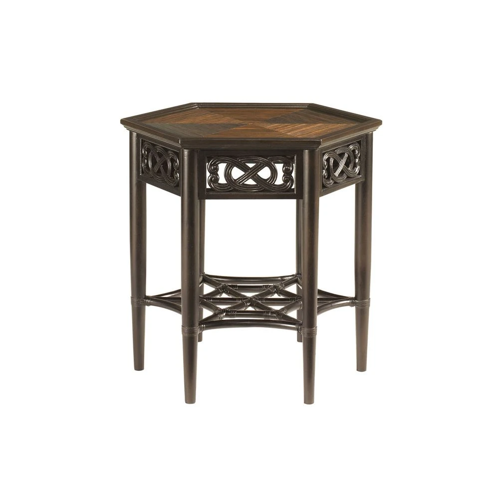 Sugar And Lace Dining Table With 60 Inch Glass Top - Kona Blend 4 Sugar And Lace Dining Table With 60 Inch Glass Top - Kona Blend - Image 4