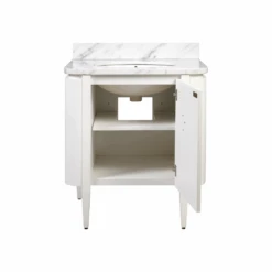 Briallen 30" White Vanity With Oval Undermount Sink -France and So Furniture 540ba0d14574e4e433a19d119ada06893807e229