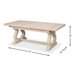 Beauford Dining Table Grey -France and So Furniture 54133 X