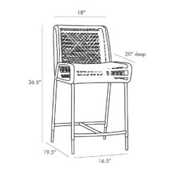 Jamie Counter Stool - Brown -France and So Furniture 5564.l1 9f1d9ed9 b113 46ce a4e8 1c4ddc2378ab