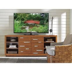 Princeville Media Console - Sebana -France and So Furniture 556 907 WS Conv TV