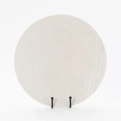 Tree Texture Charger-Matte White