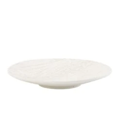 Tree Texture Charger-Matte White -France and So Furniture 55989