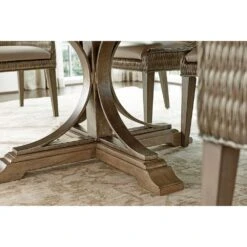 Atwell Dining Table - Hatteras Gray 20 Atwell Dining Table - Hatteras Gray -France and So Furniture 561 875C Base Det