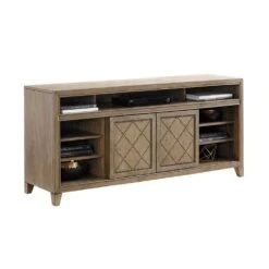 Fairbanks Media Console - Hatteras Gray -France and So Furniture 561 907 Open Silo