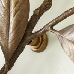 Magnolia Branch Wall Art-Antique Brass/Gold-Lg -France and So Furniture 56257 9e6ba334 cfdb 4aed 8d32 080bc851a216