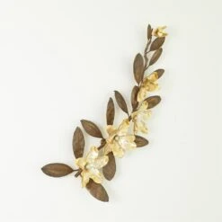 Magnolia Branch Wall Art-Antique Brass/Gold-Lg -France and So Furniture 56261 6fc73afd d170 4657 8dac 894a8747bf2c