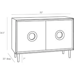 Marnie Cabinet - Brown -France and So Furniture 5650.l1 62f085ff c3a0 40f2 a4e6 af239fef43ef