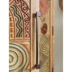 Cameroon Bar Cabinet - Newcastle -France and So Furniture 566 961C Det