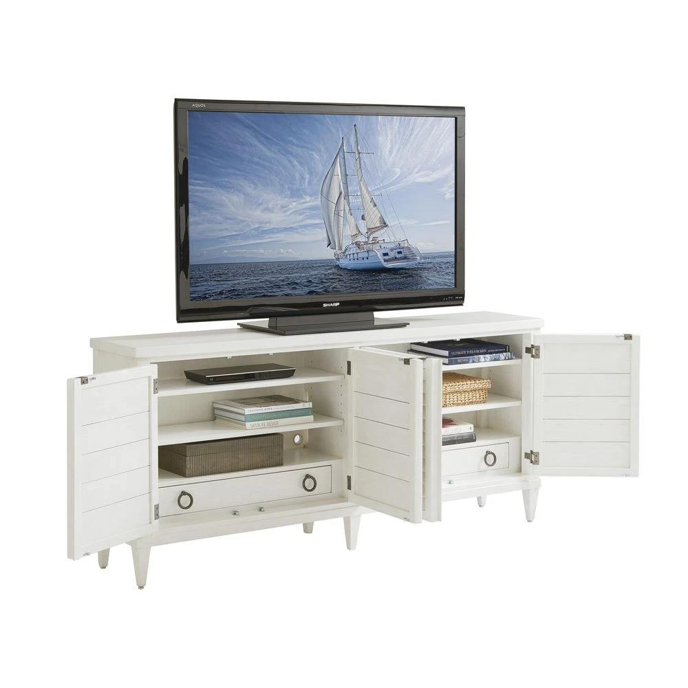 Lantern Bay Media Console - Caribbean Sands 3 Lantern Bay Media Console - Caribbean Sands - Image 3