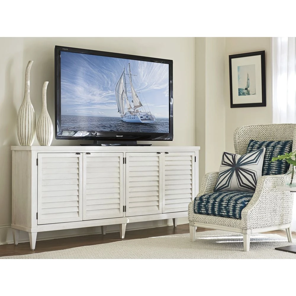 Lantern Bay Media Console - Caribbean Sands 2 Lantern Bay Media Console - Caribbean Sands - Image 2