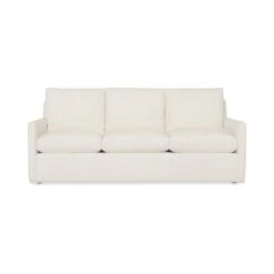 Oliver Queen Sofa Bed Made In USA - Wade Natural Fabric